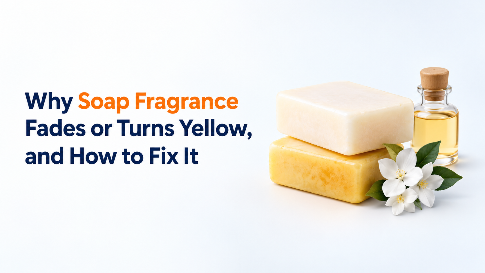 Why Soap Fragrance Fades or Turns Yellow, and How to Fix It